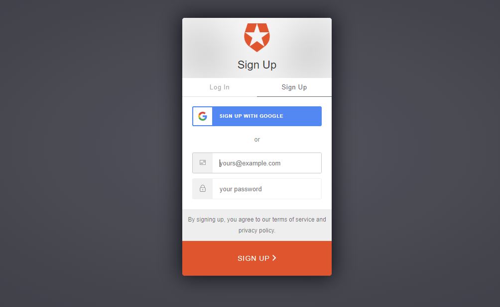 SignUp